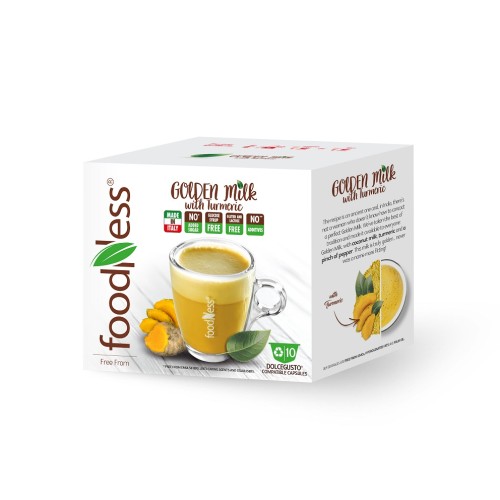 FOODNESS Golden milc with Turmeric - съвместими с Dolce Gusto