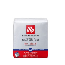 Кафе illy Iper Home Classico Lungo  Medium Roast  18 бр.